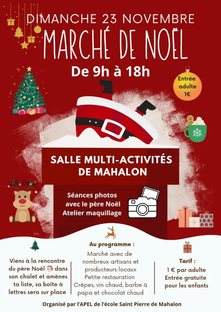 marché de noël Mahalon
